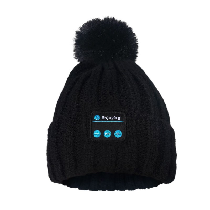 Bluetooth Beanie Hat Наушники черные с мячом