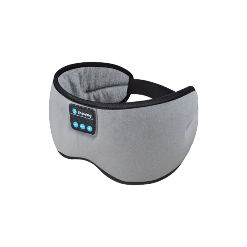 Хлопковая серая маска для глаз Bluetooth с центром
