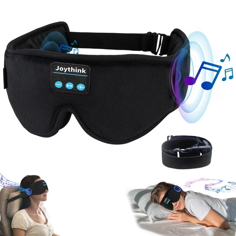 Car Bluetooth Sleep Eye Mask Black